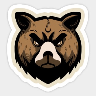 Determined Bear Sticker